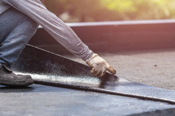 Professional Waterproofing technician working in Pennsville, NJ